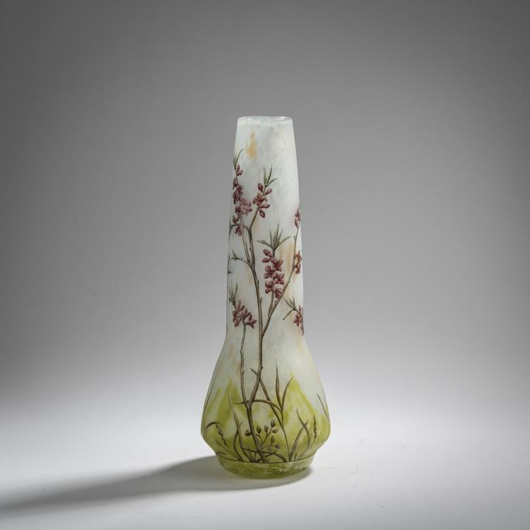 Hauptbild zu Objekt, Vase 'Bois gentil', c. 1906, Daum Fr&egrave;res, Nancy, 168A 60