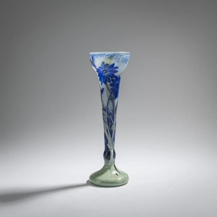 Hauptbild zu Objekt, 'Chicor&eacute;e des pr&eacute;s' vase, 1905-08, Daum Fr&egrave;res, Nancy, 168A 58