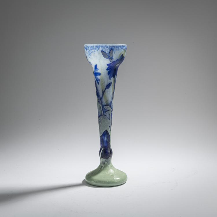 Bild 2 zu Objekt, 'Chicor&eacute;e des pr&eacute;s' vase, 1905-08, Daum Fr&egrave;res, Nancy, 168A 58