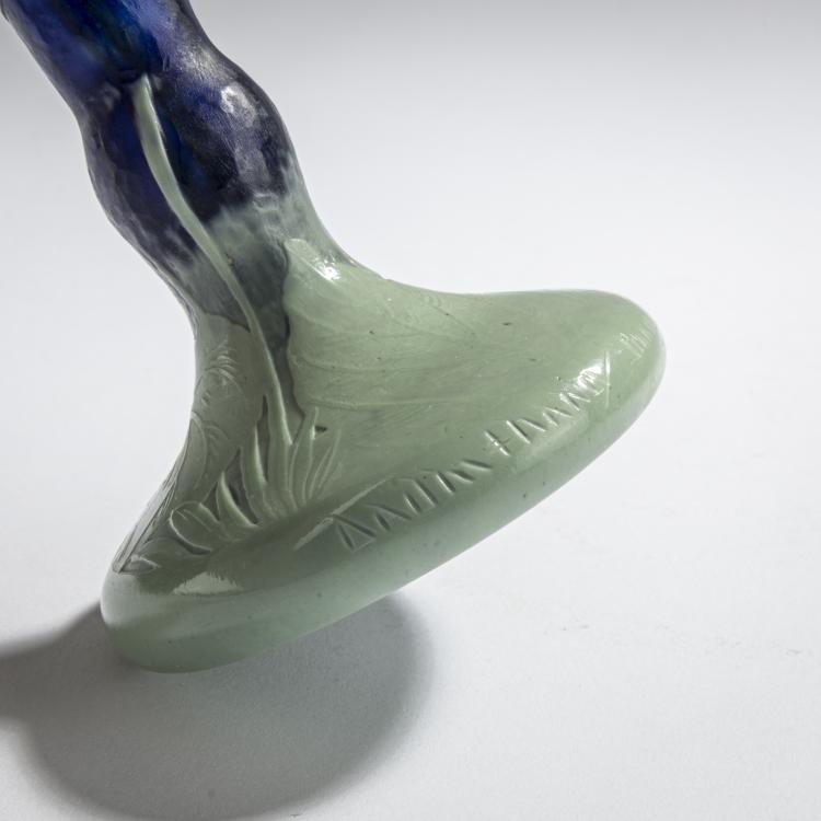 Bild 3 zu Objekt, 'Chicor&eacute;e des pr&eacute;s' vase, 1905-08, Daum Fr&egrave;res, Nancy, 168A 58