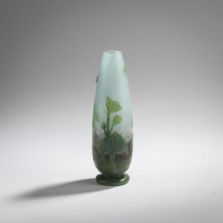 Bild 1 zu Objekt, Small Vase 'Libellule et renoncules jaunes', c. 1904, Henri Berg&eacute;,Ernest Schneider, Daum Fr&egrave;res, Nancy, 168A 57