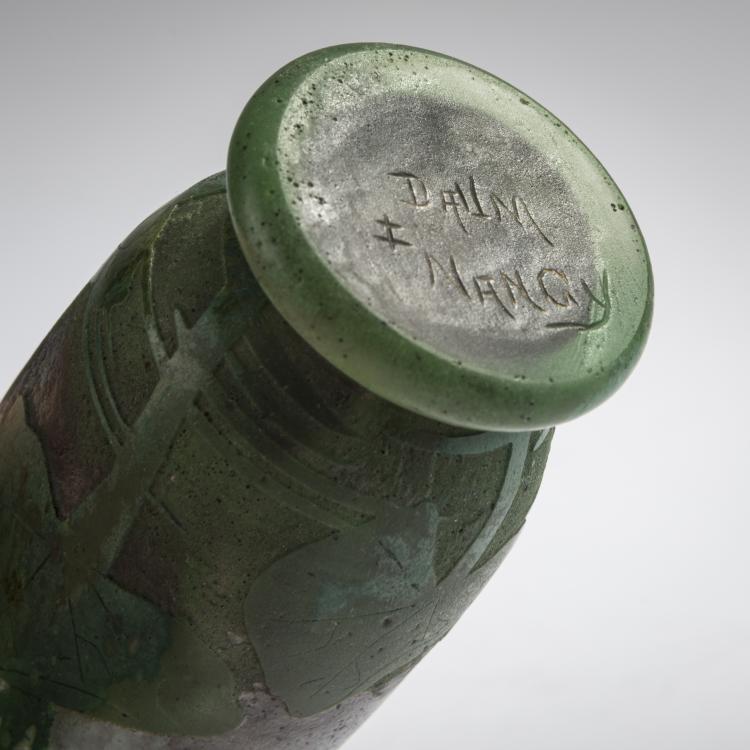 Bild 4 zu Objekt, Small Vase 'Libellule et renoncules jaunes', c. 1904, Henri Berg&eacute;,Ernest Schneider, Daum Fr&egrave;res, Nancy, 168A 57