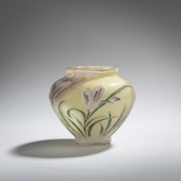 Bild 1 zu Objekt, Vase 'Crocus', 1896-1900, Burgun, Schverer & Co., Meisenthal, Verrerie d'Art de Lorraine, 168A 11