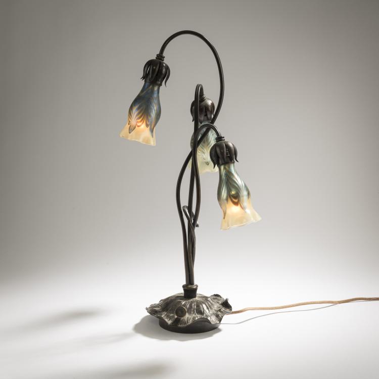 Hauptbild zu Objekt, 'Ph&auml;nomen' table light, c. 1901, L&ouml;tz Wwe., Klosterm&uuml;hle, 168A 277