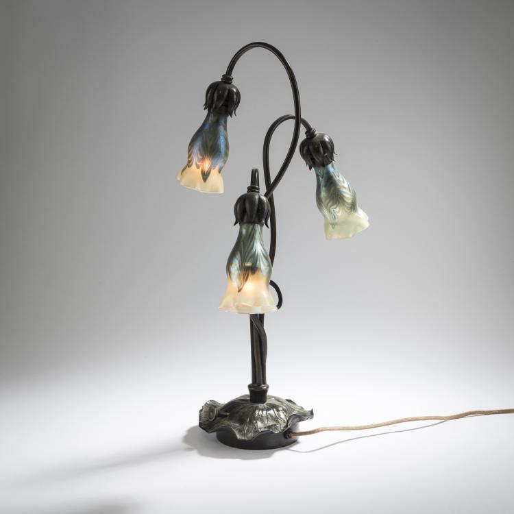 Bild 1 zu Objekt, 'Ph&auml;nomen' table light, c. 1901, L&ouml;tz Wwe., Klosterm&uuml;hle, 168A 277