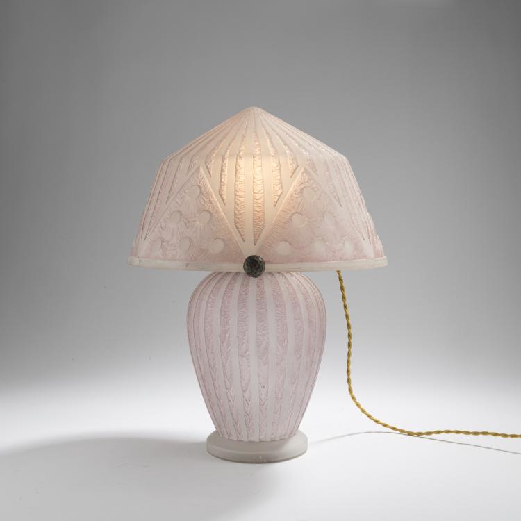 Hauptbild zu Objekt, Table light, c. 1930, Daum Fr&egrave;res, Nancy, 168A 93