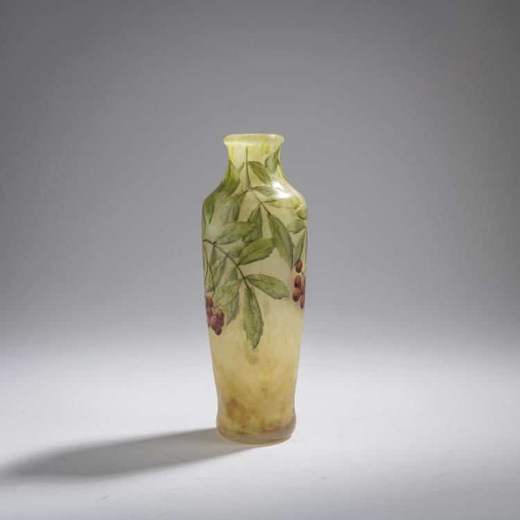 Bild 1 zu Objekt, Vase 'Sorbier', c. 1914, Daum Fr&egrave;res, Nancy, 168A 80