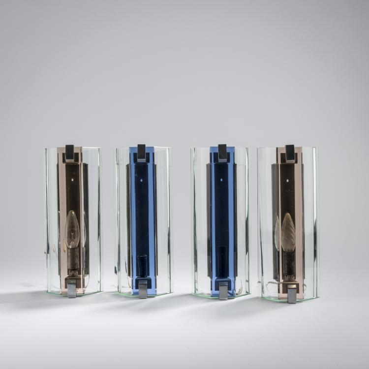 Bild 1 zu Objekt, Vier Wandleuchten, um 1965, Fontana Arte (Stil/Style), 169C 692