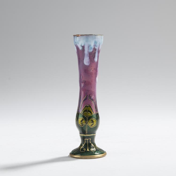 Hauptbild zu Objekt, Miniaturvase, um 1900, Paul Bonnaud, Bonnaud, Paul, Limoges, 168C 615