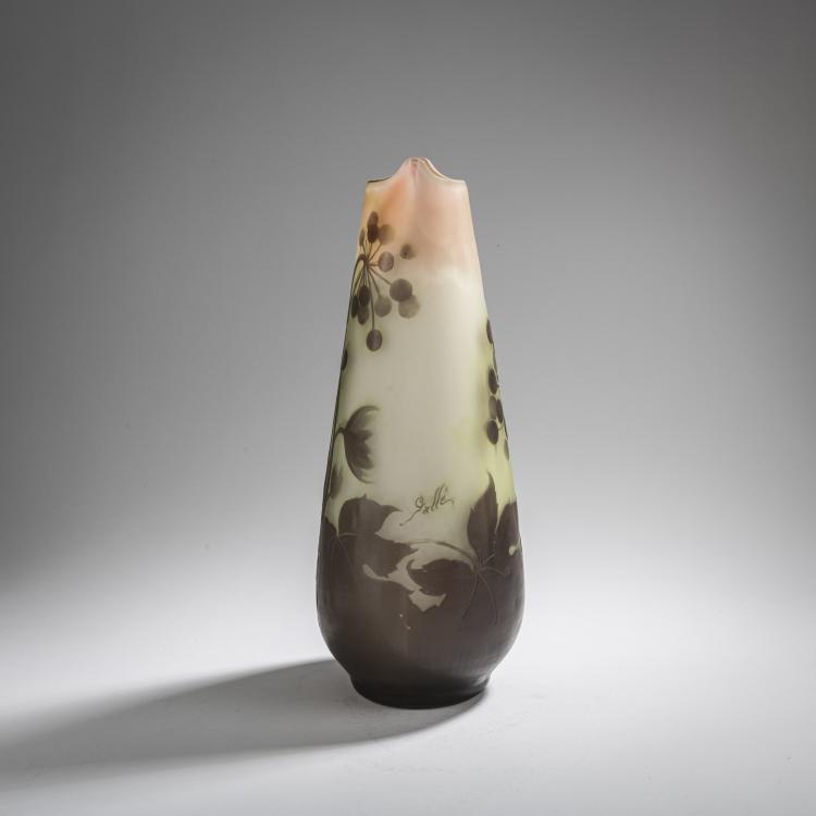 Bild 1 zu Objekt, Vase 'Ombelles', c. 1903, Emile Gall&eacute;, Gall&eacute;, Nancy, 168A 139