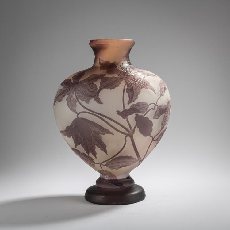 Hauptbild zu Objekt, Vase 'Cl&eacute;matites', 1908-20, Gall&eacute;, Nancy, 168A 149