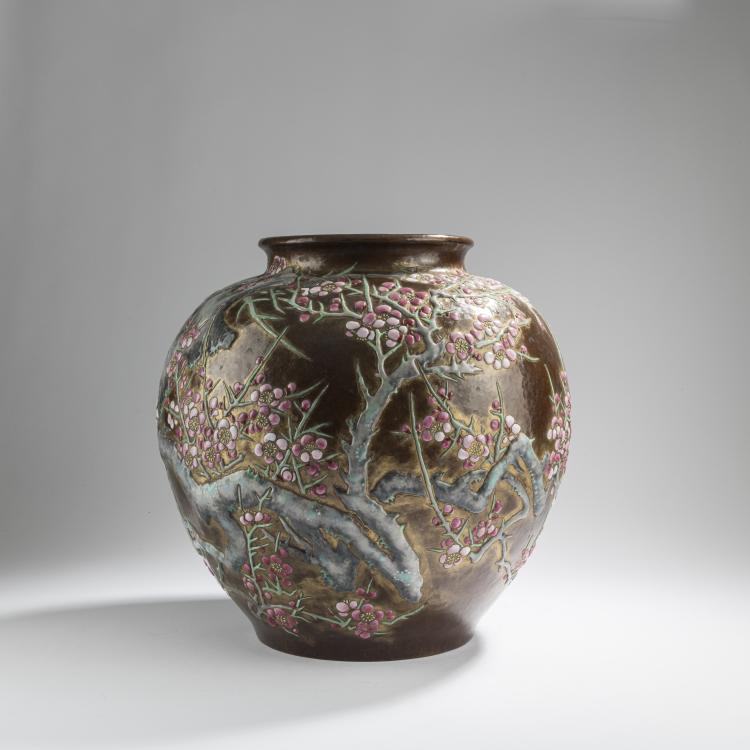 Hauptbild zu Objekt, &Uuml;bertopf aus der Meiji Periode, 19. Jahrhundert, Ando, Japan, 168C 612