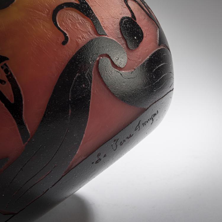 Bild 5 zu Objekt, 'Campanules' jug, 1922-25, Schneider, Epinay-sur-Seine, 168A 233