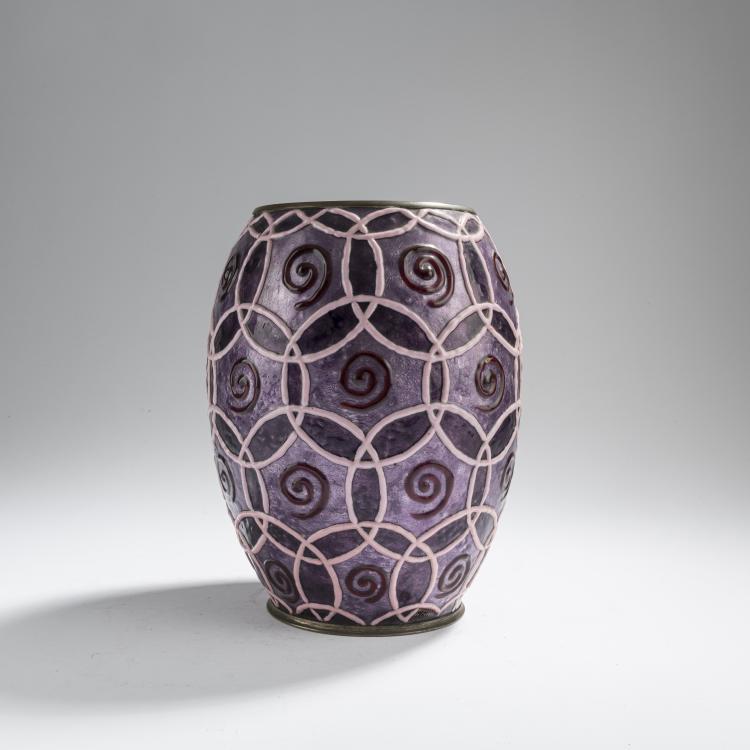 Hauptbild zu Objekt, Gro&szlig;e Vase, um 1936, Jules Robert Sarlandie, Sarlandie, Limoges, 168C 649