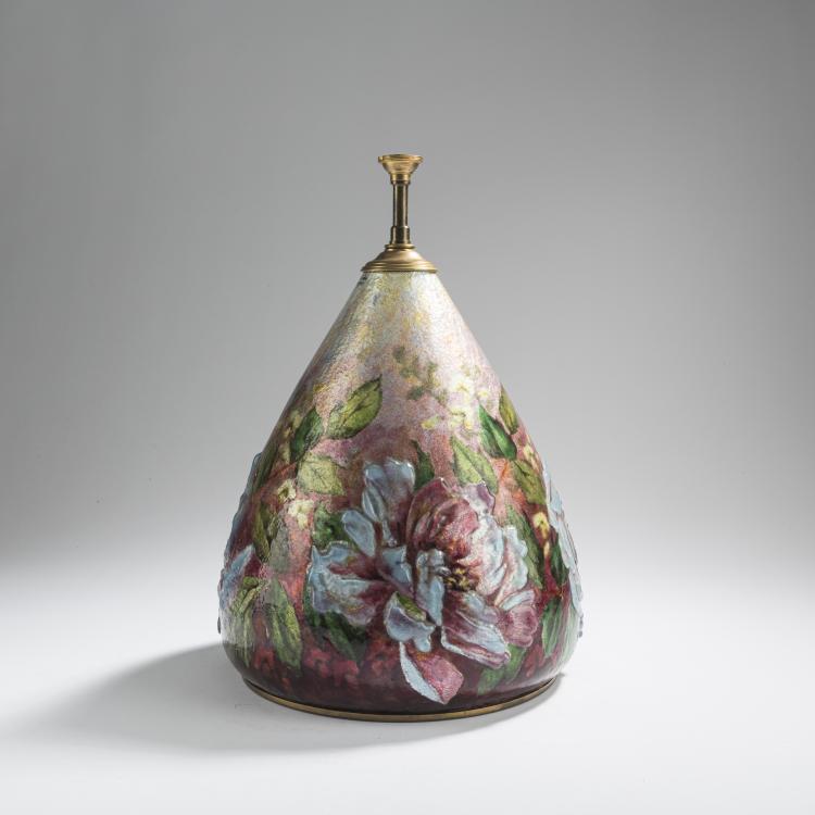 Hauptbild zu Objekt, Lampenfu&szlig;, vor 1936, Jules Robert Sarlandie, Sarlandie, Jules, Limoges, 168C 645