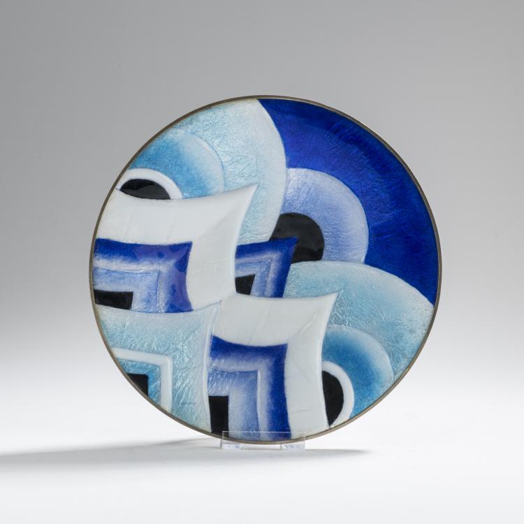 Hauptbild zu Objekt, Decorative plate, 1980s, Mauricette Pinoteau, Pinoteau, Mauricette, Limoges, 168C 633