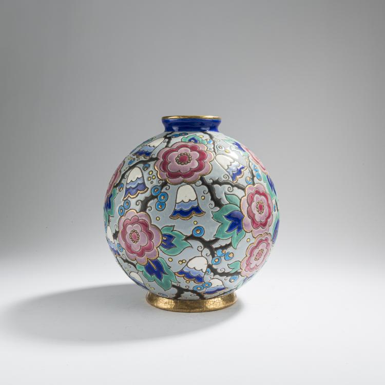 Bild 1 zu Objekt, Gro&szlig;e Vase, um 1925, Longwy, 168C 652