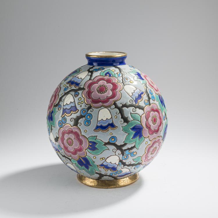 Bild 2 zu Objekt, Gro&szlig;e Vase, um 1925, Longwy, 168C 652