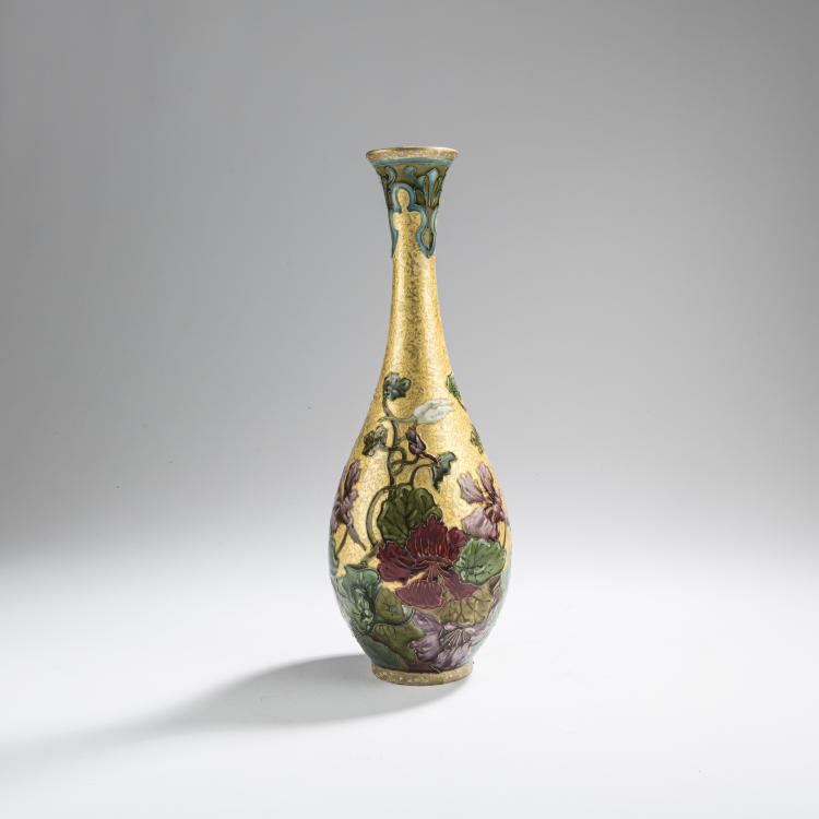 Bild 1 zu Objekt, Enghalsvase 'Capucines', um 1905, Milet, Paul Jean, S&egrave;vres, 168C 651
