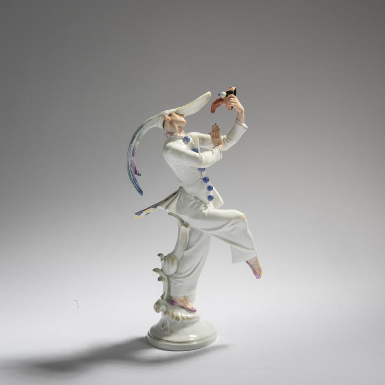 Hauptbild zu Objekt, 'Masked Dancer from The Tales of Hoffmann', 1933, Paul Scheurich, Meissen, Porzellanmanufaktur, 168C 560