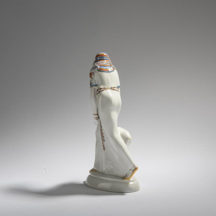 Bild 2 zu Objekt, 'Egyptian Woman with Deer' from the 'Wedding Parade', 1910, Adolph Amberg, Berlin, KPM, 168C 533