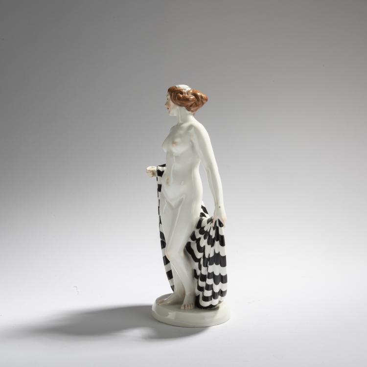 Bild 1 zu Objekt, 'Girl with Scarf', 1913, Karl Theodor Eichler, Meissen, Porzellanmanufaktur, 168C 557