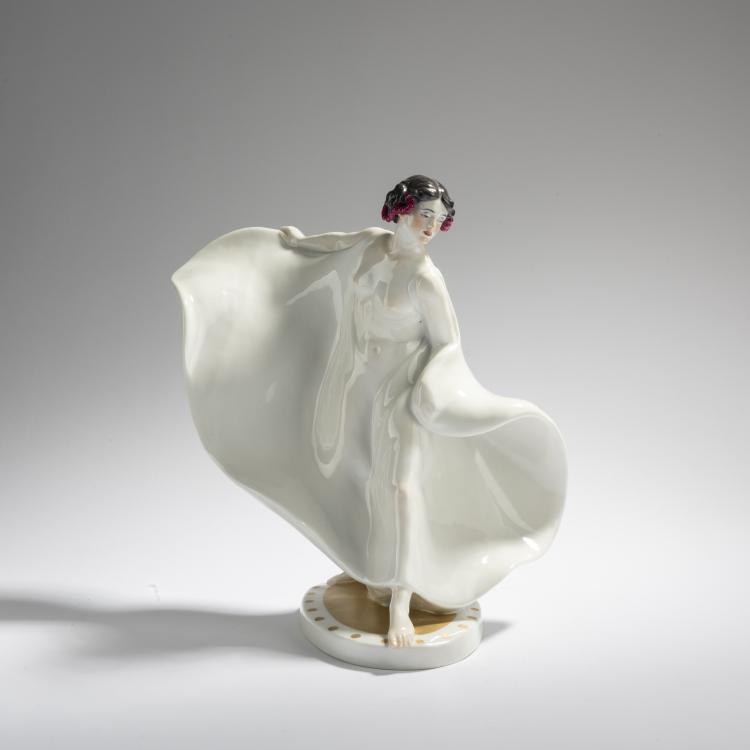 Hauptbild zu Objekt, 'The Dancer Lo&iuml;e Fuller', 1911, Karl Theodor Eichler, Meissen, Porzellanmanufaktur, 168C 556