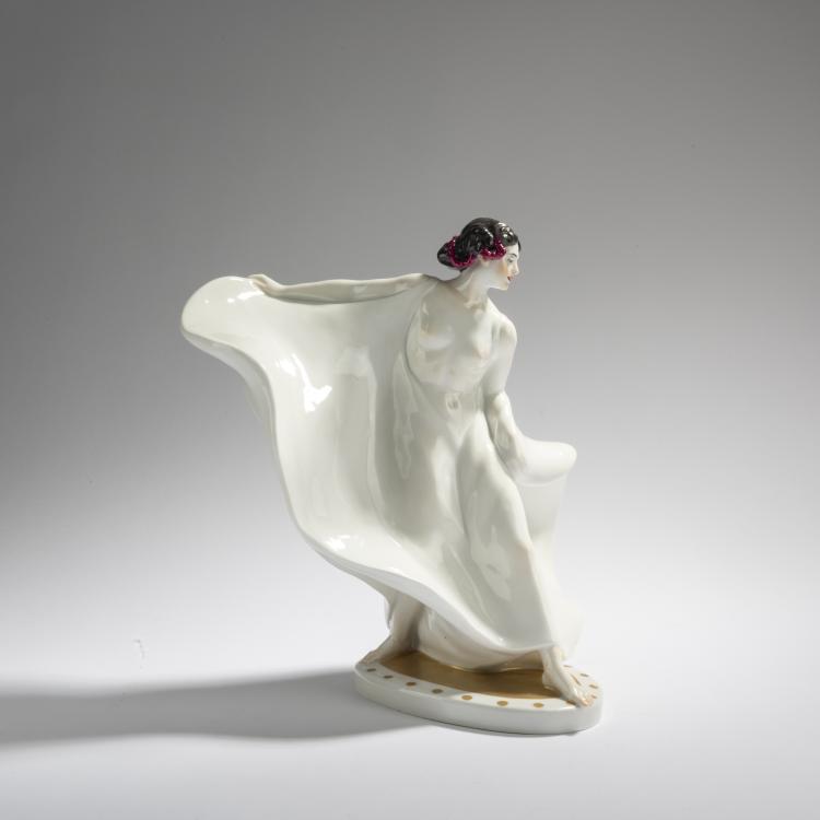 Bild 1 zu Objekt, 'The Dancer Lo&iuml;e Fuller', 1911, Karl Theodor Eichler, Meissen, Porzellanmanufaktur, 168C 556