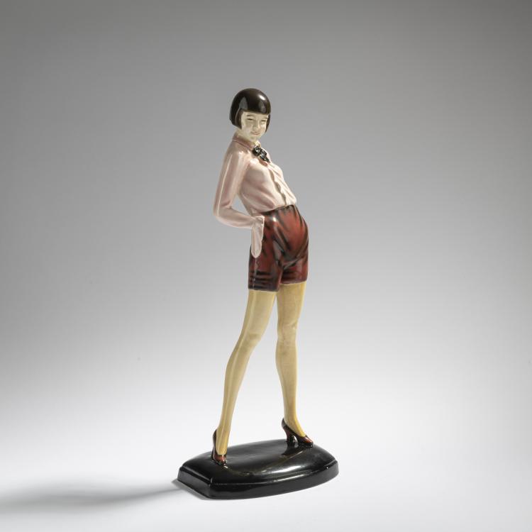 Hauptbild zu Objekt, 'Bubi', 1928/29, Stephan Dakon, Goldscheider, Wien, 168C 590