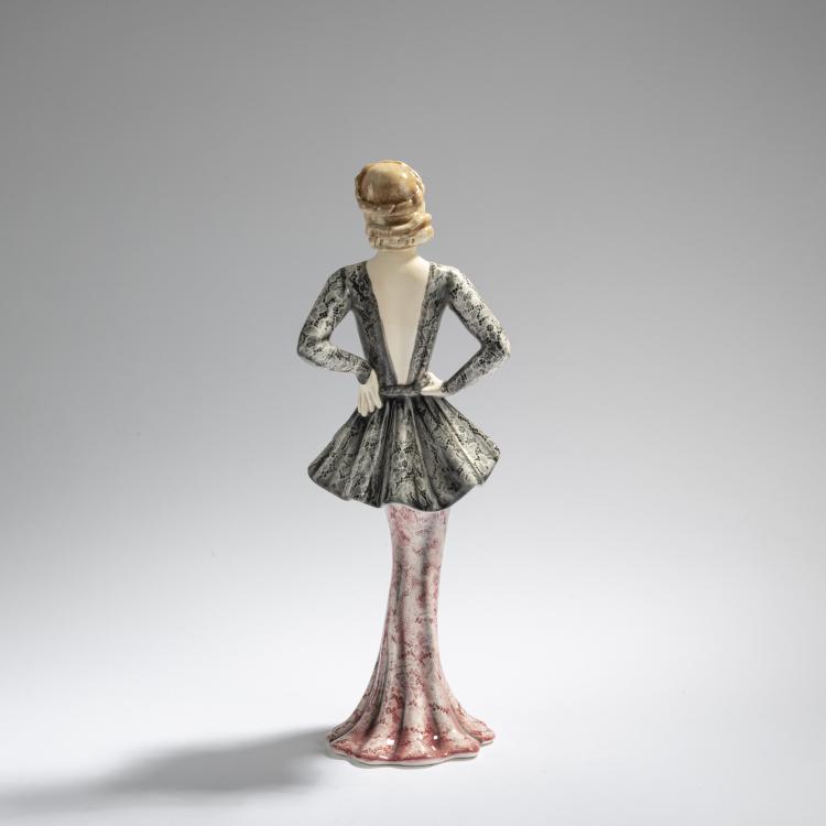 Bild 3 zu Objekt, 'Fashion Lady', c. 1937, Claire Herczeg-Weiss, Goldscheider, Wien, 168C 600