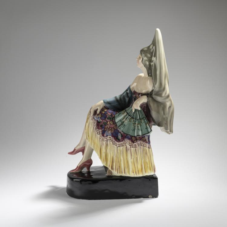 Bild 2 zu Objekt, 'Carmen', um 1925, Josef Lorenzl, Goldscheider, Wien, 168C 587