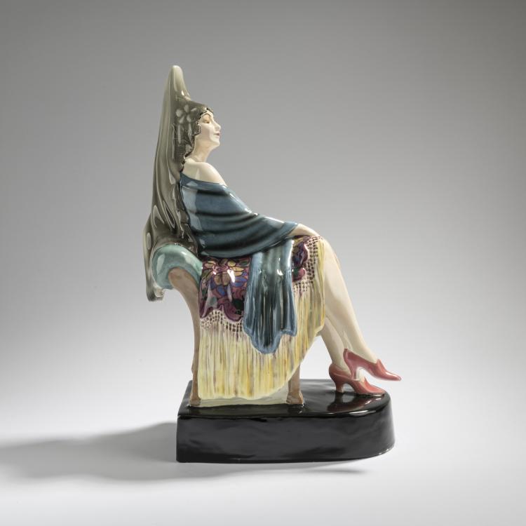 Bild 4 zu Objekt, 'Carmen', um 1925, Josef Lorenzl, Goldscheider, Wien, 168C 587