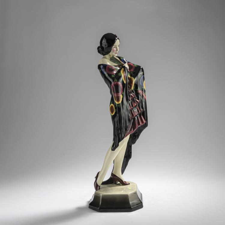 Hauptbild zu Objekt, 'Dolores del Rio as Carmen', c. 1927, Josef Lorenzl, Goldscheider, Wien, 168C 589