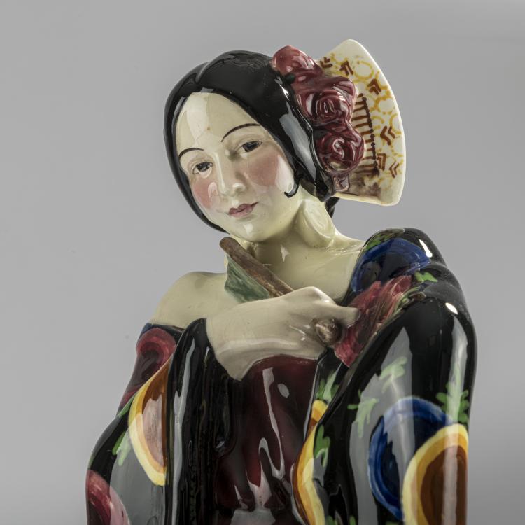 Bild 2 zu Objekt, 'Dolores del Rio as Carmen', c. 1927, Josef Lorenzl, Goldscheider, Wien, 168C 589