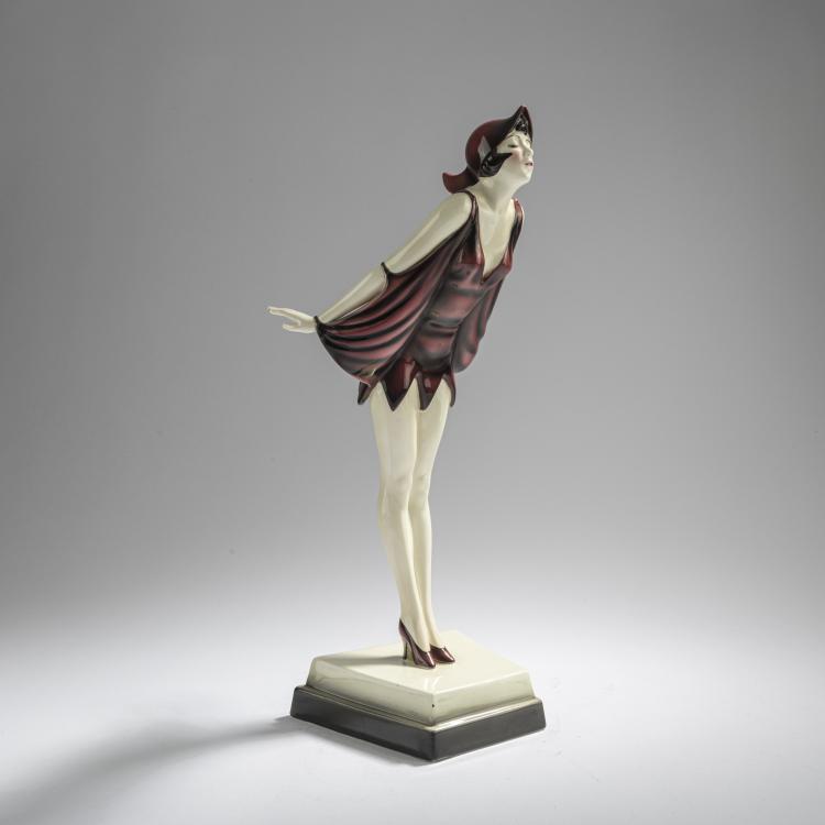 Hauptbild zu Objekt, 'Dolly Sister(s), um 1928, Stephan Dakon, Goldscheider, Wien, 168C 592