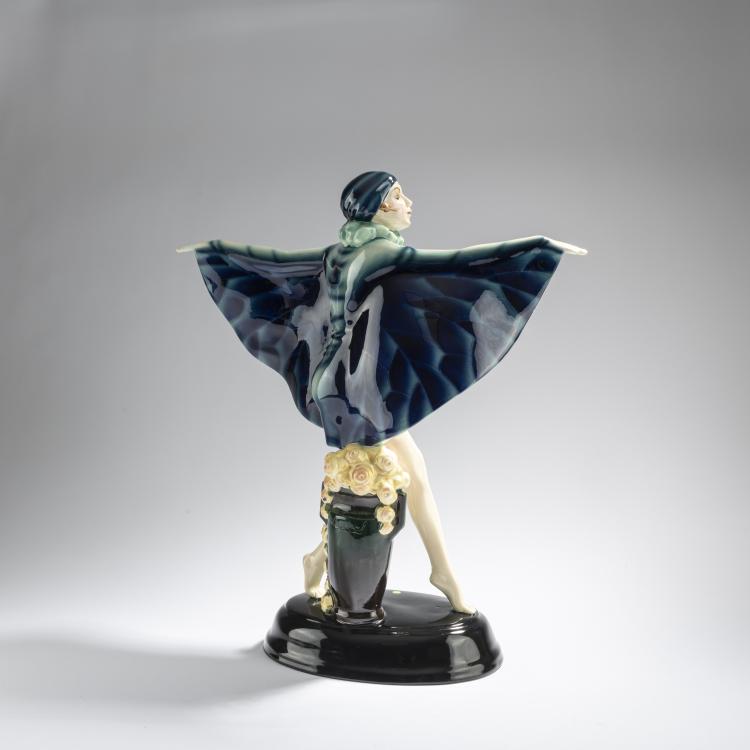 Bild 1 zu Objekt, 'Gefangener Vogel', um 1922, Josef Lorenzl, Goldscheider, Wien, 168C 581