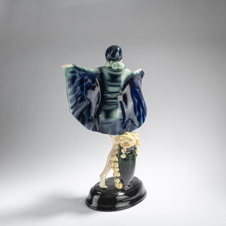 Bild 2 zu Objekt, 'Gefangener Vogel', um 1922, Josef Lorenzl, Goldscheider, Wien, 168C 581