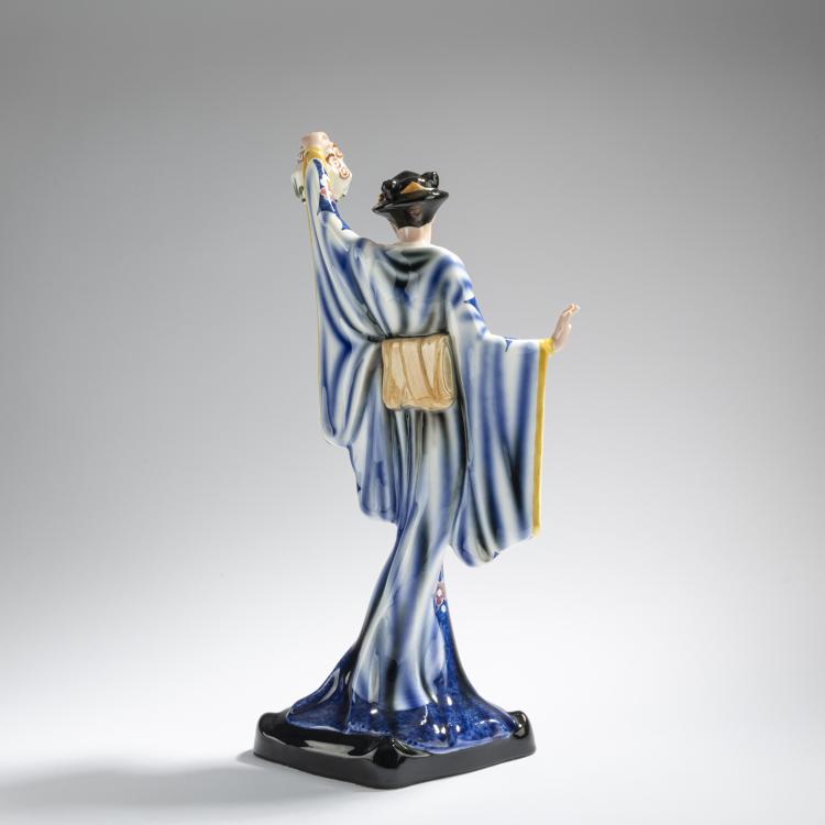 Bild 3 zu Objekt, 'Standing Japanese Woman', 1929/30, Josef Lorenzl, Goldscheider, Wien, 168C 593
