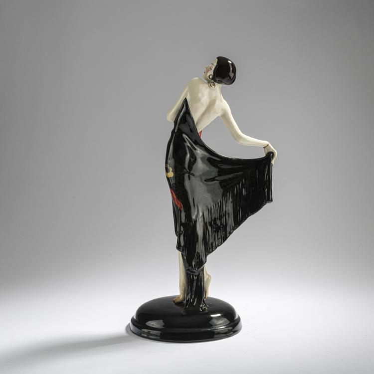 Bild 3 zu Objekt, 'Spanish Shawl', 1928/29, Josef Lorenzl, Goldscheider, Wien, 168C 591