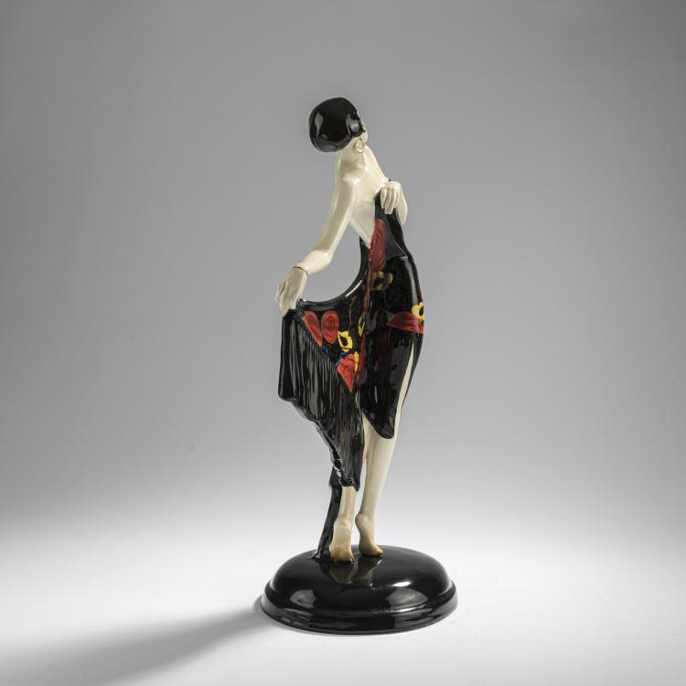 Bild 4 zu Objekt, 'Spanish Shawl', 1928/29, Josef Lorenzl, Goldscheider, Wien, 168C 591