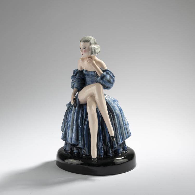 Bild 1 zu Objekt, 'Ballpause', c. 1937, Claire Herczeg-Weiss, Goldscheider, Wien, 168C 602