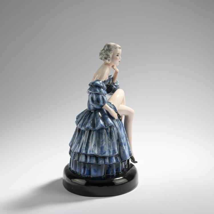 Bild 3 zu Objekt, 'Ballpause', c. 1937, Claire Herczeg-Weiss, Goldscheider, Wien, 168C 602