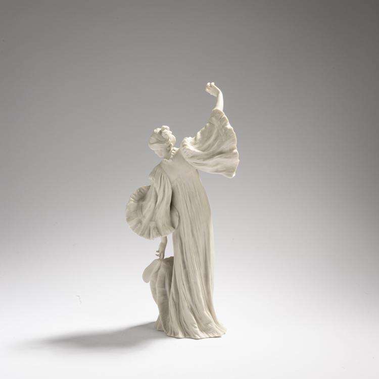 Bild 2 zu Objekt, 'Danseuse au cothurne' from the table decoration 'Le Jeu de l'Echarpe', 1898, Agathon L&eacute;onard, S&egrave;vres, Manufacture Nationale de, 168C 572