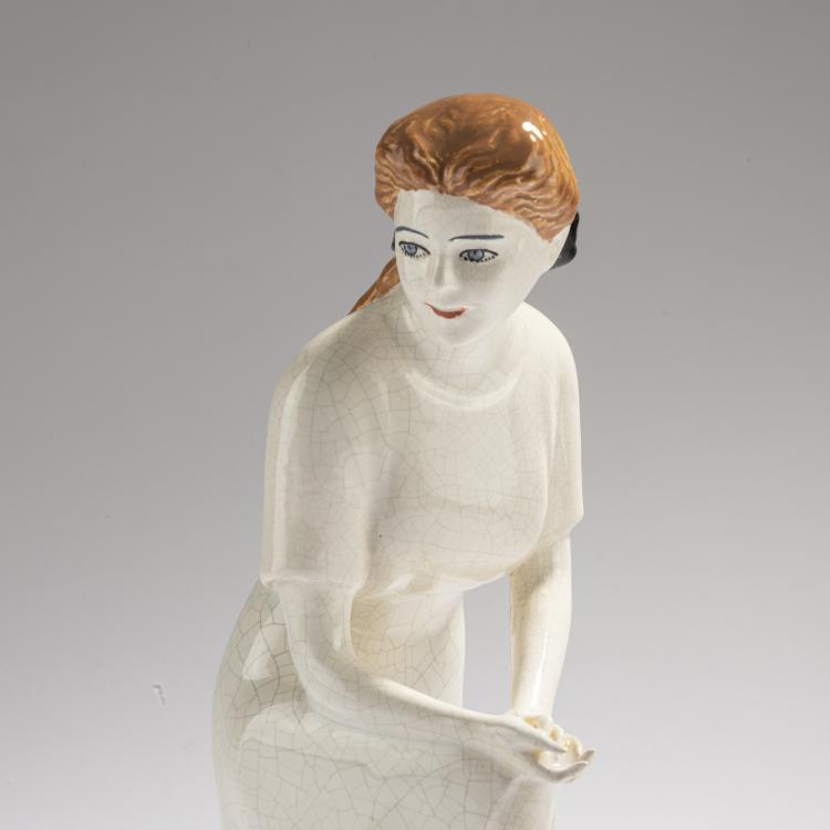 Bild 4 zu Objekt, 'Girl Kneeling', 1912-14, Eduard Klablena, Langenzersdorf, 168C 606