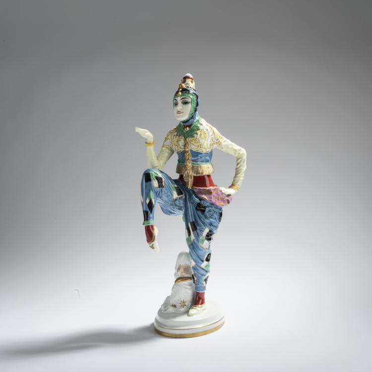 Bild 1 zu Objekt, 'Korean Dance', 1919, Constantin Holzer-Defanti, Rosenthal, Selb, 168C 564