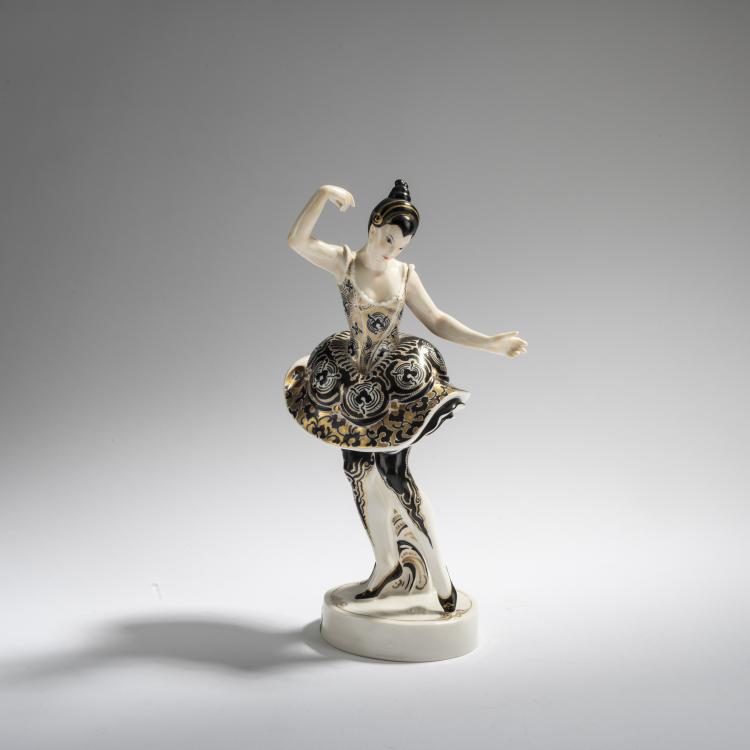 Hauptbild zu Objekt, 'Japanische T&auml;nzerin', 1915/16, Gustav Oppel, Schwarzburg, 168C 571