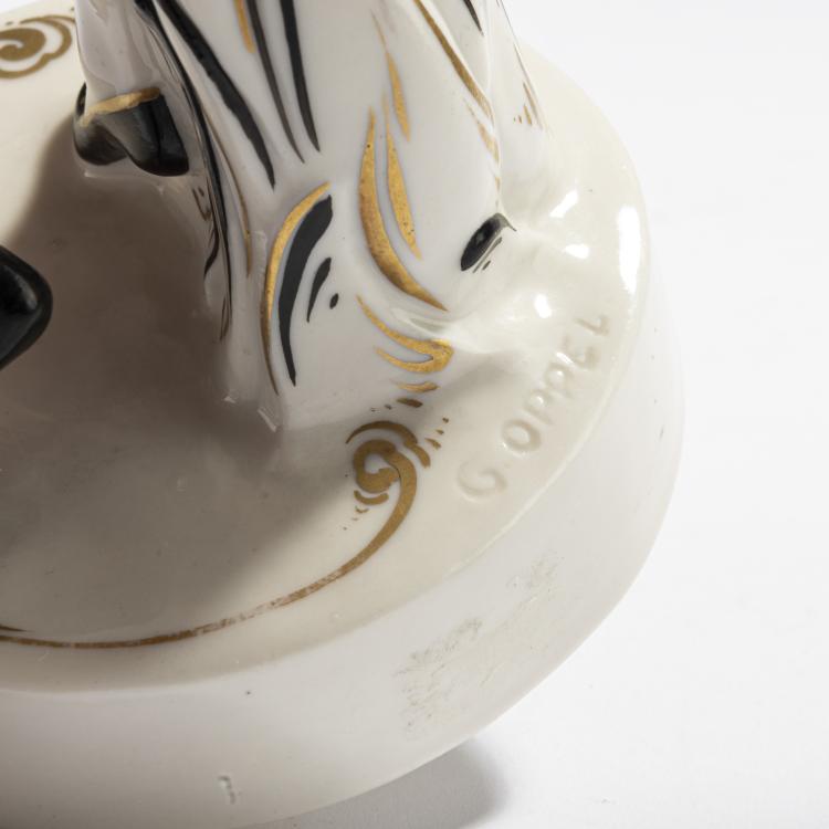 Bild 4 zu Objekt, 'Japanische T&auml;nzerin', 1915/16, Gustav Oppel, Schwarzburg, 168C 571