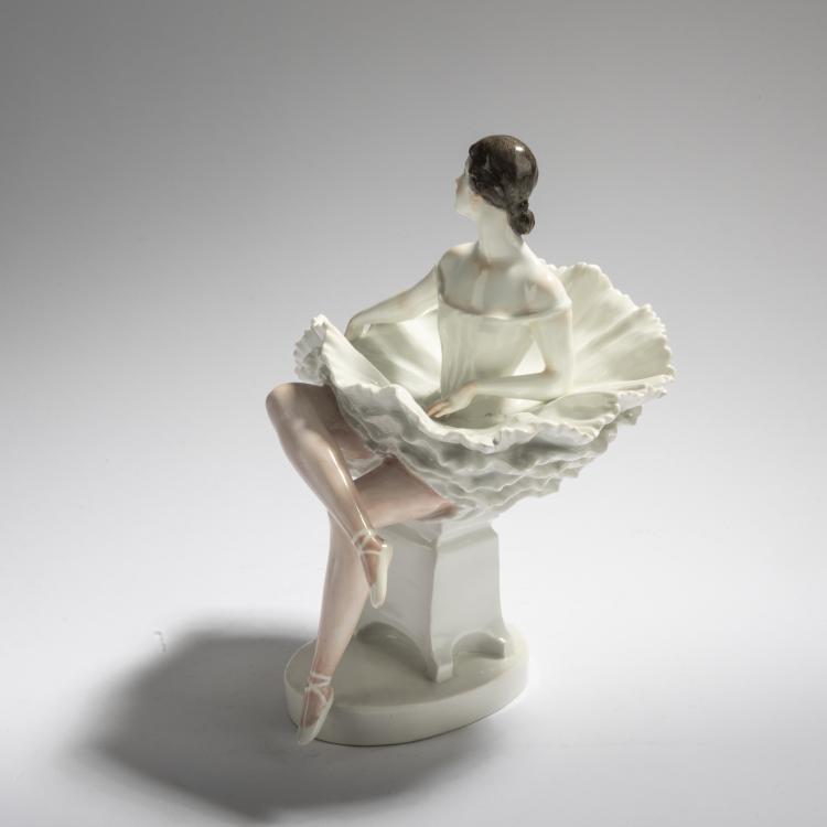 Bild 4 zu Objekt, 'Solo dancer Frida Hess, seated', 1908, Karl Theodor Eichler, Meissen, Porzellanmanufaktur, 168C 551