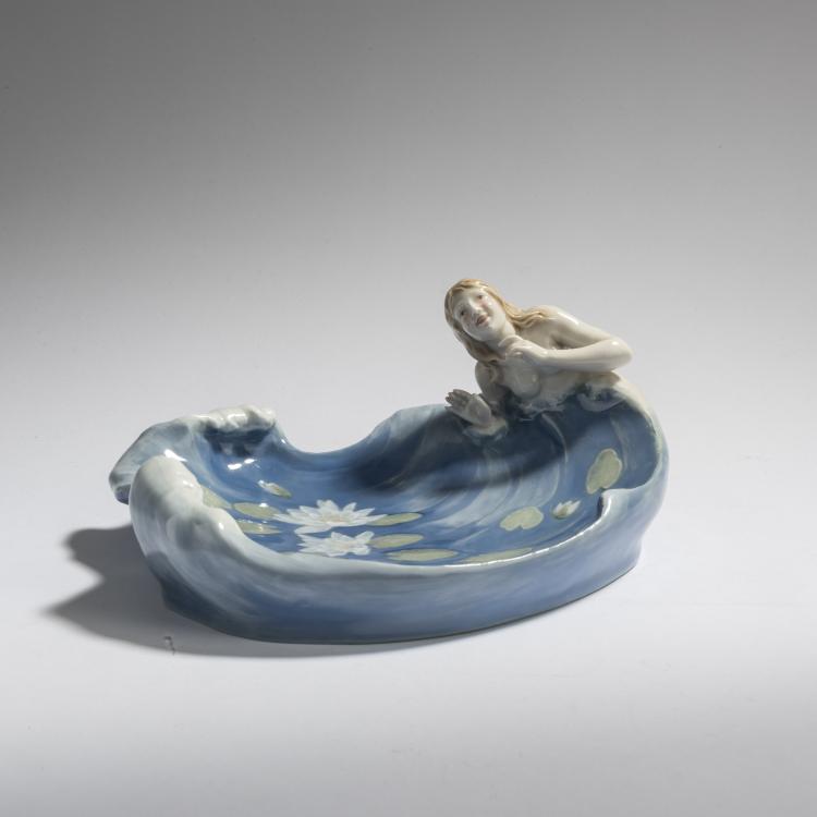 Hauptbild zu Objekt, Decorative bowl 'The Wave', 1898, Konrad Hentschel, Meissen, Porzellanmanufaktur, 168C 545