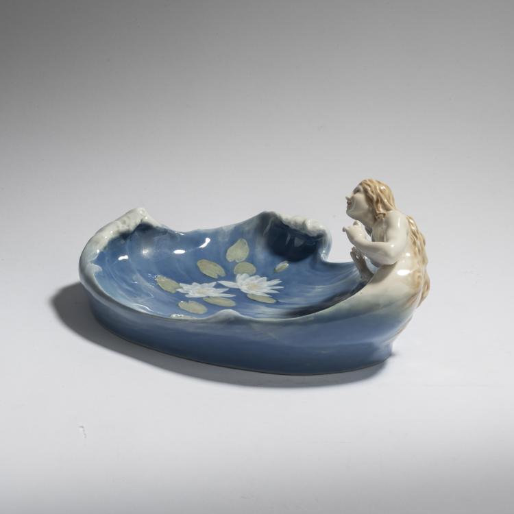 Bild 1 zu Objekt, Decorative bowl 'The Wave', 1898, Konrad Hentschel, Meissen, Porzellanmanufaktur, 168C 545